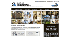 Desktop Screenshot of grayslakehomesforsale.com